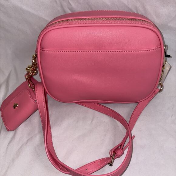 Juicy Couture Tied With A Bow Camera Crossbody in Pink Lemonade NWT - Picture 4 of 12